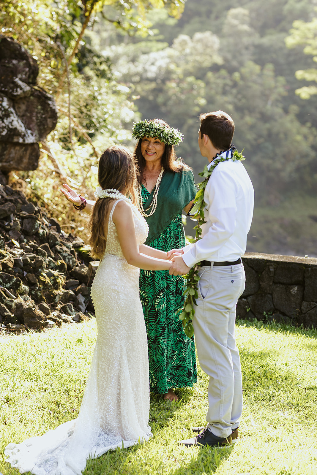 Romantic waterfall ceremony at The Falls, capturing love in its purest form